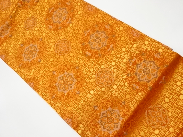 リサイクル　華紋模様織出し名古屋帯